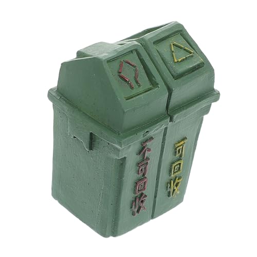 YARNOW Miniatur -mülleimer Bin 1:64 Tiny Recycling Mülleimer Detaillierter Mini -mülleimer Für Sandplay Indoor -Spielzeug Kleiner Müll Für Schlafzimmer von YARNOW