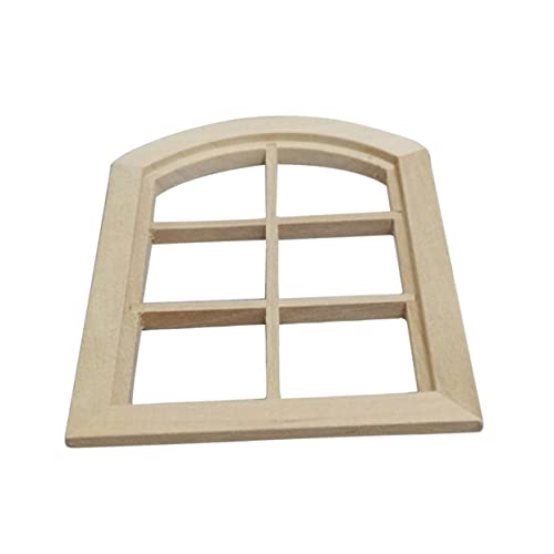 YARNOW Miniaturfensterrahmen Aus Holz Dekoration Für Puppenhaus Und Mini Möbel Für DIY Projekte Und Kreative Gestaltung Von Miniaturlandschaften von YARNOW