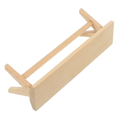 YARNOW Miniaturmöbel Puppenhaus Bank aus Holz Dekorative Mini Bank für Puppenhaus Zubehör für Kreative Spielideen YARNOW Miniaturmöbel Puppenhaus Bank aus Holz Dekorative Mini Bank für Puppenhaus Zubehör für Kreative Spielideen von YARNOW