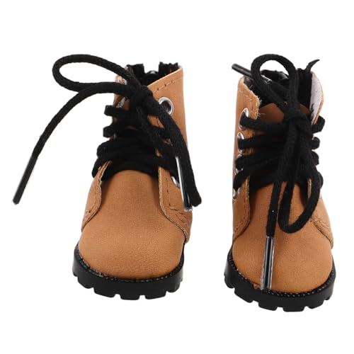 YARNOW Miniaturstiefel für Bjd Puppen Stilvolle Realistische Mini Doll Boots mit Präziser Verarbeitung und Komfortabler Passform für Sammler und Puppenhaus-deko von YARNOW