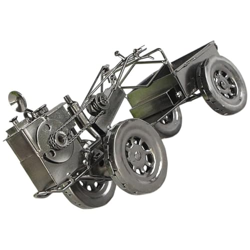 YARNOW Modell Deko aus Vintage Handtraktor Ornament Retro Tischdekoration für Wohnzimmer Büro Schlafzimmer Realistisches Design aus Hochwertigem Langlebig von YARNOW