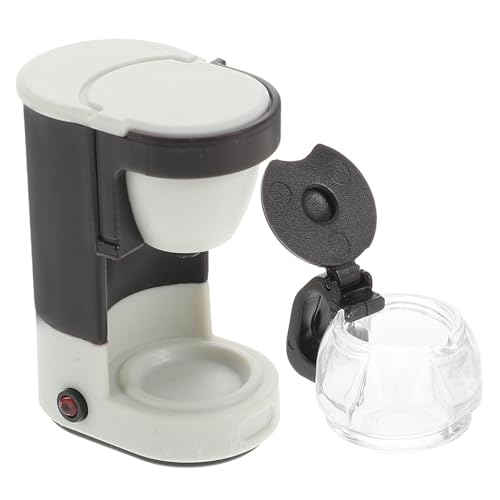 YARNOW Modell Einer Mini-kaffeemaschine Spielzeugküche Topf Für Puppenhauszubehör Kleine Kaffeekanne Kaffeemaschine Kleine Kaffeemaschine Winzige Kaffeemaschine Plastik Weiß YARNOW Modell Einer Mini-kaffeemaschine Spielzeugküche Topf Für Puppenhauszubehör Kleine Kaffeekanne Kaffeemaschine Kleine Kaffeemaschine Winzige Kaffeemaschine Plastik Weiß von YARNOW