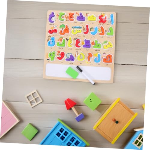 YARNOW Montessori Holz Arabic Alphabet Puzzle Großes Lernspielzeug für Buchstaben Zuordnungsspiel Pädagogisches Spiel für Vorschulkinder Fördert Motorik und Kognitive Fähigkeiten YARNOW Montessori Holz Arabic Alphabet Puzzle Großes Lernspielzeug für Buchstaben Zuordnungsspiel Pädagogisches Spiel für Vorschulkinder Fördert Motorik und Kognitive Fähigkeiten von YARNOW