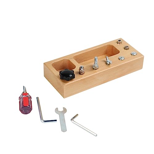 YARNOW Montessori Holz Schraubspielzeug Set Pädagogisch Feinmotorisch Fördernd Eltern Junge Mädchen Interaktion Kreatives Lernspielzeug für zu Weihnachten und Geburtstag YARNOW Montessori Holz Schraubspielzeug Set Pädagogisch Feinmotorisch Fördernd Eltern Junge Mädchen Interaktion Kreatives Lernspielzeug für zu Weihnachten und Geburtstag von YARNOW