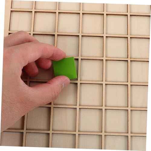 YARNOW Montessori Holzpuzzle Geometrische Formen Lernspielzeug für Kindergarten und Klassenzimmer Sichere Holzklötze Vielseitige Musterbausteine Fördern Kreativität und Logisches Denken von YARNOW