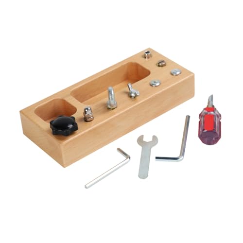 YARNOW Montessori Holzschraubspielzeug Lernspielzeug Frühkindliche Motorik und Hand Auge Koordination Schraubspiel Ab Jahre als Geburtstags von YARNOW