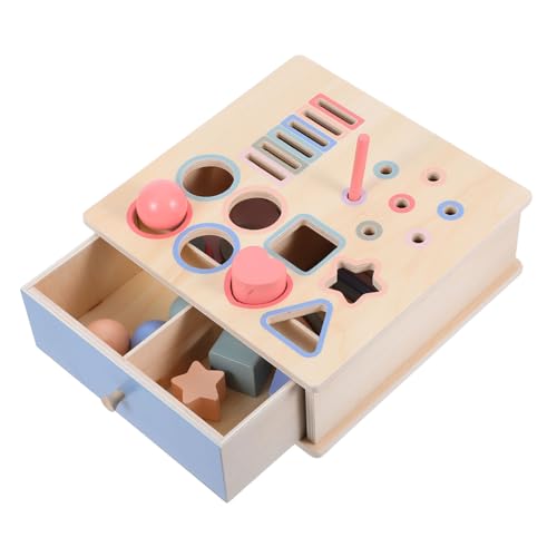 YARNOW Montessori Holzspielzeug Farb Form sortierbox für Kleinkinder Jahre Sicheres Bauspielzeug zur Frühkindlichen von Motorik Farben und Formen Pädagogisches Lernspielzeug YARNOW Montessori Holzspielzeug Farb Form sortierbox für Kleinkinder Jahre Sicheres Bauspielzeug zur Frühkindlichen von Motorik Farben und Formen Pädagogisches Lernspielzeug von YARNOW