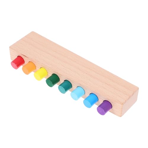 YARNOW Montessori Holzspielzeug Sensorisches für Farben und Formenlernen für Frühkindliche Entwicklung und Hand Augen Koordination aus Sicherem Holz Gefertigt YARNOW Montessori Holzspielzeug Sensorisches für Farben und Formenlernen für Frühkindliche Entwicklung und Hand Augen Koordination aus Sicherem Holz Gefertigt von YARNOW