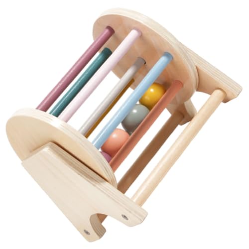 YARNOW Montessori Holzspielzeug Textil Trommel für Motorikspielzeug Hand Augen Koordination Sinnesentwicklung Tragbares Lernspielzeug für Kleinkinder YARNOW Montessori Holzspielzeug Textil Trommel für Motorikspielzeug Hand Augen Koordination Sinnesentwicklung Tragbares Lernspielzeug für Kleinkinder von YARNOW