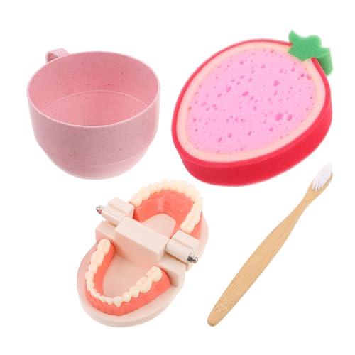 YARNOW Montessori Kinderspielzeug Set für Zähneputzen Zahnarztwerkzeuge und Zahnersatz Frühen Bildung und Kognitiven Entwicklung bei Kleinkindern von YARNOW