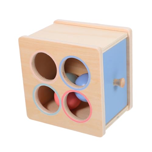 YARNOW Montessori Lernspielzeug Holz Farb Formsortierer für Kleinkinder Ab Jahr Pädagogische Motorikspielzeug zur Farberkennung und Kognitiven Entwicklung Vielseitiges Vorschulspielzeug von YARNOW