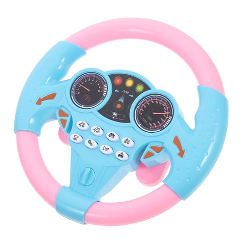 YARNOW Musikalisches Interaktives Mit Sound Und Lichteffekten Für Rollenspiele Im Auto Mit Saugnapf Basis Fördert Die Frühkindliche Entwicklung von YARNOW