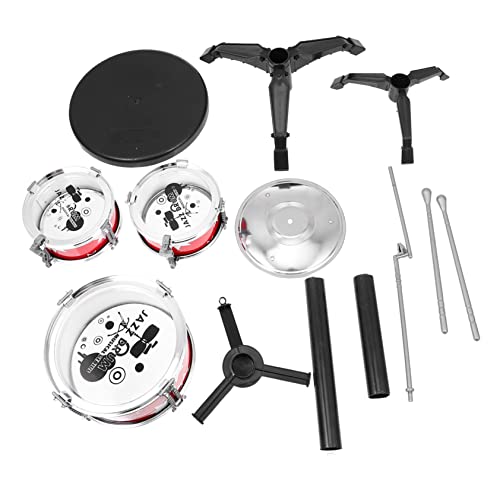 YARNOW Musikalisches Schlagzeugset für Educational Toy mit Hocker Design Fördert Kreativität und Konzentration für Kleine Drummer von YARNOW