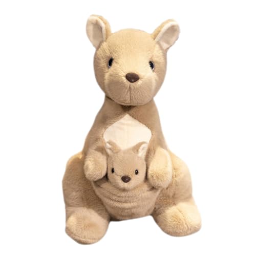 YARNOW Mutter Und Sohn Kangaroo - Mini Ausgestopft Große Kuscheltiere Tierische Plüschpuppen Tierischer Plüsch Tierisches Tierpuppe Khaki Pp Baumwolle YARNOW Mutter Und Sohn Kangaroo - Mini Ausgestopft Große Kuscheltiere Tierische Plüschpuppen Tierischer Plüsch Tierisches Tierpuppe Khaki Pp Baumwolle von YARNOW