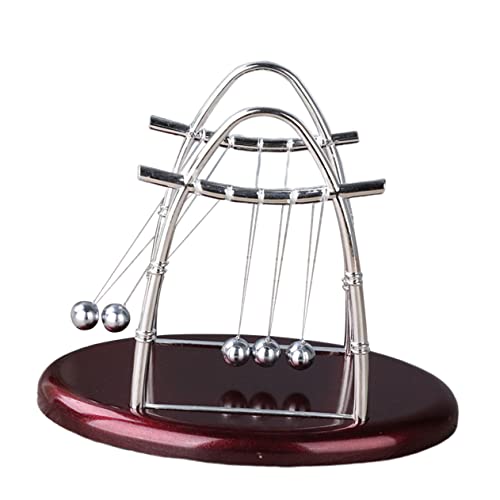 YARNOW Newton Pendelspielzeug Kleine Newton mit Kugeln für Kreative Büro und Wohnraumdekoration Lehrreiches Physikspielzeug Kinderentwicklung YARNOW Newton Pendelspielzeug Kleine Newton mit Kugeln für Kreative Büro und Wohnraumdekoration Lehrreiches Physikspielzeug Kinderentwicklung von YARNOW