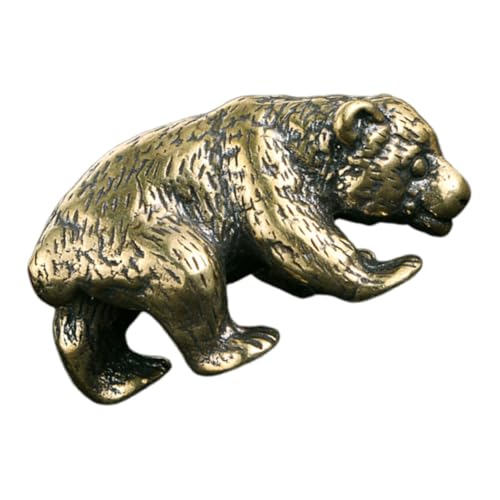 YARNOW Niedliche Messingbärenstatue Miniatur Tier Figur Desktop Orament Vintage Messing Bären Dekoration Bären Ornament Miniatur Niedliche Bärenstatue YARNOW Niedliche Messingbärenstatue Miniatur Tier Figur Desktop Orament Vintage Messing Bären Dekoration Bären Ornament Miniatur Niedliche Bärenstatue von YARNOW