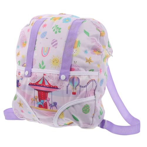 YARNOW Niedlicher Rucksack für Puppen Leichte Tragetasche für Babypuppen Zubehör Ergonomischer Kinderrucksack für Outdoor Verstellbare Robustes Design YARNOW Niedlicher Rucksack für Puppen Leichte Tragetasche für Babypuppen Zubehör Ergonomischer Kinderrucksack für Outdoor Verstellbare Robustes Design von YARNOW