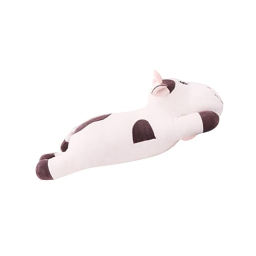 YARNOW Niedliches Kuscheltier Kuh Plüschtier Kissen Weiches Baumwollstofftier für Sofa und Bett von YARNOW