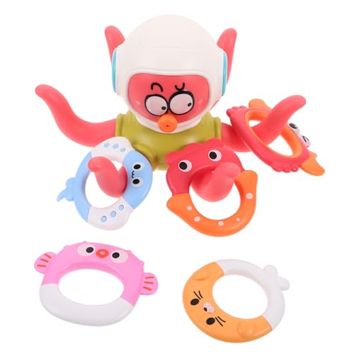 YARNOW Octopus Schwimmring Wurfspiel Babyfreundliches Leichtes Wasserspielzeug für Pool und Bad Sicher und Hautschonend Fördert Wurfgenauigkeit und Spielerische Entwicklung bei von YARNOW