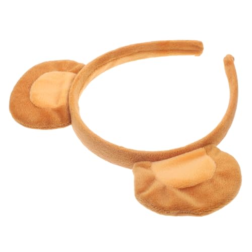YARNOW Ohren Stirnband Für Cosplay Süßes Tierohren Haarband Für Karneval Halloween Und Kostümpartys Weiches Tiefbraunes Material Für Ultimativen Komfort Und Spaß von YARNOW