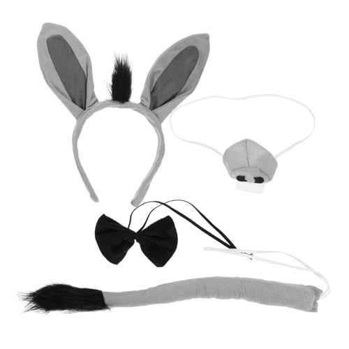 YARNOW Ohren Stirnband Nase Fliege und Lustiges Tierkostüm Zubehör für Halloween Karneval und Cosplay Veranstaltungen YARNOW Ohren Stirnband Nase Fliege und Lustiges Tierkostüm Zubehör für Halloween Karneval und Cosplay Veranstaltungen von YARNOW