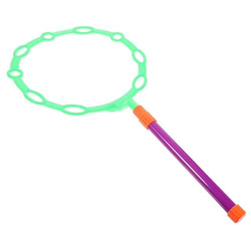 YARNOW Outdoor Blasenblasen Mit Langem Abnehmbarem Griff Großem Blasenring Und Bubble Stick Für Jungen Und Grün Grifffarbe Zufällig von YARNOW