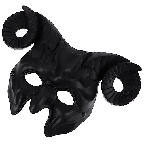YARNOW Ox Horn Maske Halloween Kostüm Masquerade Maske mit Elastischem Band Unisex Leicht Atmungsaktiv für Party Cosplay Karneval und Verkleidung Erwachsene und Jugendliche YARNOW Ox Horn Maske Halloween Kostüm Masquerade Maske mit Elastischem Band Unisex Leicht Atmungsaktiv für Party Cosplay Karneval und Verkleidung Erwachsene und Jugendliche von YARNOW