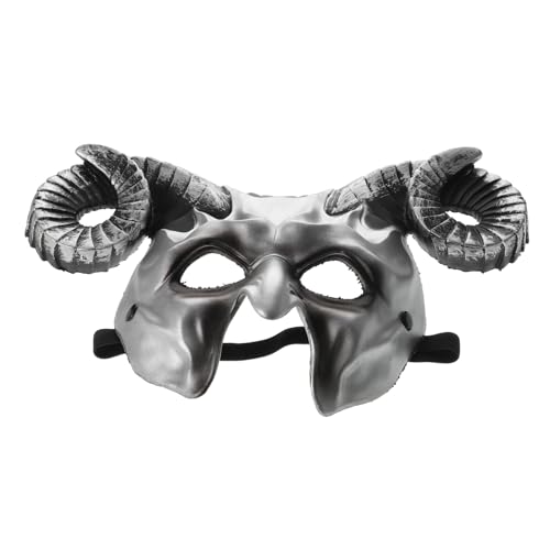 YARNOW Ox Horn Maske aus Leichtem PU Realistische Kostüm Masquerade für Halloween Party und Karneval Auffälliges Cosplay Accessoire mit Komfortablem Tragegefühl für Faschingsdeko und YARNOW Ox Horn Maske aus Leichtem PU Realistische Kostüm Masquerade für Halloween Party und Karneval Auffälliges Cosplay Accessoire mit Komfortablem Tragegefühl für Faschingsdeko und von YARNOW