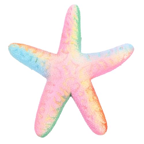YARNOW PU Langsam Zurückfederndes Squeeze Fluoreszierende Meeresternform Weiches Deformationsspielzeug zur Angstlösung und Handtraining Buntes Vent Erwachsene von YARNOW