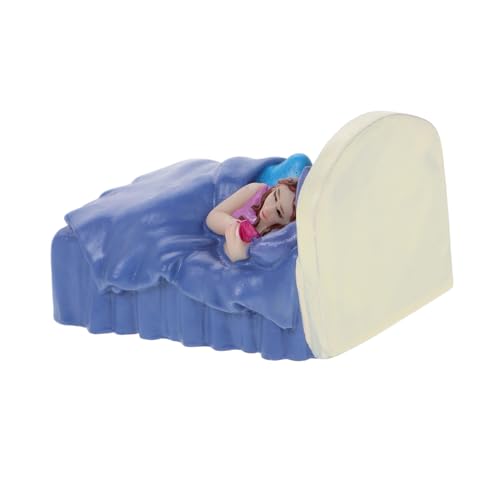 YARNOW Paarfigur Bett mit Smartphones Dekoration für Puppenhaus Schlafzimmer und Sandtisch Fördert Emotionale Bindung und Kommunikation YARNOW Paarfigur Bett mit Smartphones Dekoration für Puppenhaus Schlafzimmer und Sandtisch Fördert Emotionale Bindung und Kommunikation von YARNOW