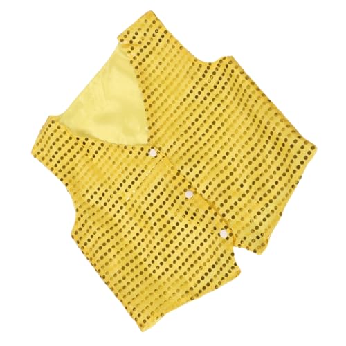 YARNOW Pailletten Weste Glitzer Weste Ärmellose Tanzweste für Jungen und Mädchen Hip-hop Jazz Disco Kostüm Party Bühnenoutfit YARNOW Pailletten Weste Glitzer Weste Ärmellose Tanzweste für Jungen und Mädchen Hip-hop Jazz Disco Kostüm Party Bühnenoutfit von YARNOW