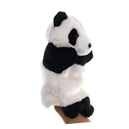 YARNOW Panda Handpuppe aus Plüsch Interaktive Erzählfigur für Perfektes Rollenspiel Zubehör für Eltern Junge Mädchen Aktivitäten und Partys von YARNOW