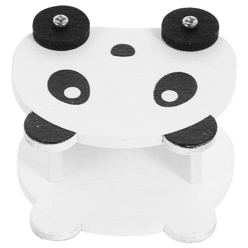 YARNOW Panda Storage Car Mini-aufbewahrungswagen Puppenhaus-aufbewahrungswagen Miniatur-zubehör Puppenhausmöbel Schubkarre Mini -hausdekorationen Mini-hauswagen Hölzern von YARNOW
