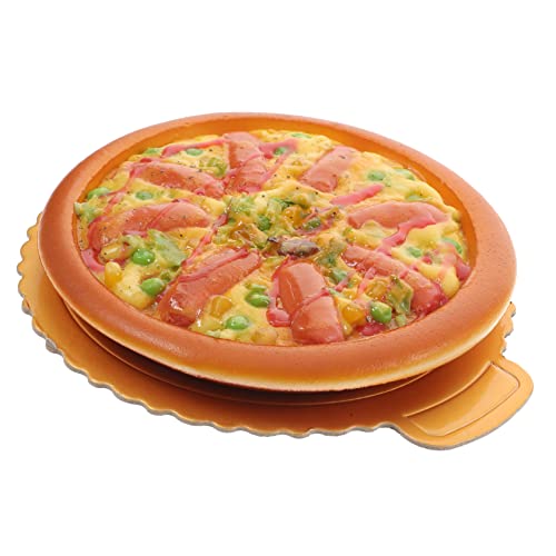 YARNOW Pizza -modelldekorationen Pizza-Modell Simulation Pizzamodell Requisite Pizza-Foto-Requisiten Party Vorgeben Realistische Modellpizza Gefälschte Realistische Pizza Prop-Pizza PVC von YARNOW