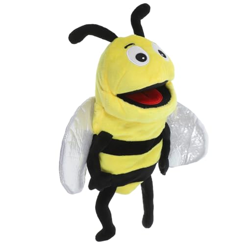YARNOW Plüsch Bienen Handpuppe Interaktives Geschichtenerzählen Tierhandpuppe aus Insektenplüsch für Angenehm zu Perfektes für Kindergeburtstage von YARNOW