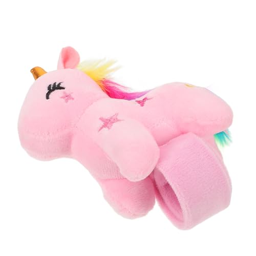 YARNOW Plüsch Einhorn Slap Armband Kuscheliges Tierarmband mit Füllung Leichtes Party Komfortables Wristband für Erwachsene YARNOW Plüsch Einhorn Slap Armband Kuscheliges Tierarmband mit Füllung Leichtes Party Komfortables Wristband für Erwachsene von YARNOW