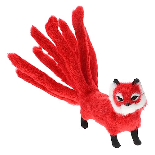 YARNOW Plüsch Fuchsform Realistisches Tiermodell Niedliches Für Zuhause Für Simulation Tiermodell Plüschfigur von YARNOW