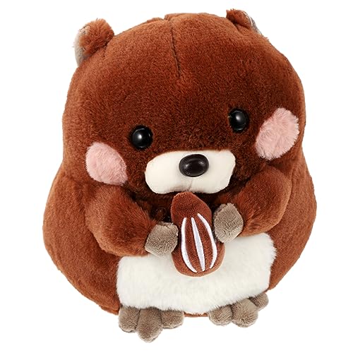 YARNOW Plüsch Hamster Weiches Kuscheltier und Dekoration für Zuhause Perfektes Plüschtier für Kleinkinder und Junge Mädchen YARNOW Plüsch Hamster Weiches Kuscheltier und Dekoration für Zuhause Perfektes Plüschtier für Kleinkinder und Junge Mädchen von YARNOW