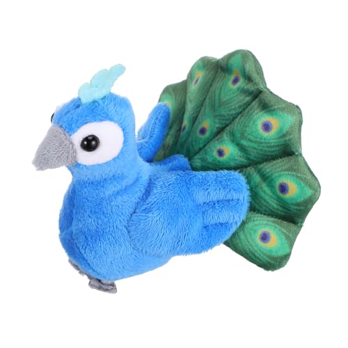 YARNOW Plüsch Handpuppe Handbetätigte Plüschspielzeuge Vogel Handpuppe tierische Geschichtenerzählpuppe Handpuppe Plüsch Mini Peacock Puppet Tierpuppen PP Baumwolle Blue YARNOW Plüsch Handpuppe Handbetätigte Plüschspielzeuge Vogel Handpuppe tierische Geschichtenerzählpuppe Handpuppe Plüsch Mini Peacock Puppet Tierpuppen PP Baumwolle Blue von YARNOW