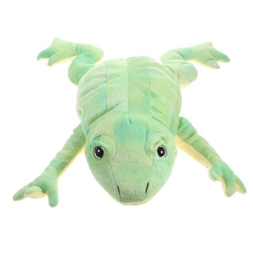 YARNOW Plüsch Handpuppen Frosch Interaktive Tierhandpuppe Für Fördert Hand Auge Koordination Und Kreativität Für Kleinkinder Geburtstagsgeschenk von YARNOW