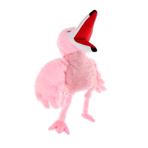 YARNOW Plüsch Handpuppen Tierische Handpuppe Finger-handpuppen Rollenspielpuppe Kreatives Handspielzeug Handpuppen Für Tierhandpuppenspielzeug Pp Baumwolle Rosa von YARNOW