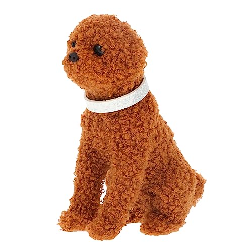 YARNOW Plüsch Hund Figurine Doll Realistische Deko für Kinderzimmer Weicher Körper für Weihnachten Neujahr und Geburtstage Lustige und Niedliche Gestaltung Zufällige Farbe von YARNOW
