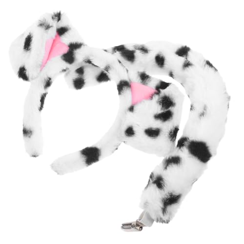 YARNOW Plüsch Hund Ohren Stirnband Dalmatiner Ohr Haarreif Flauschiges Welpen Accessoire für Mädchen Karneval Halloween Kostüm Party Zubehör YARNOW Plüsch Hund Ohren Stirnband Dalmatiner Ohr Haarreif Flauschiges Welpen Accessoire für Mädchen Karneval Halloween Kostüm Party Zubehör von YARNOW