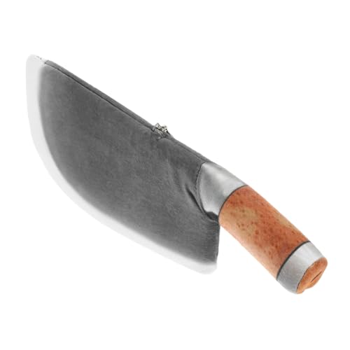 YARNOW Plüsch Küchenschneider Tasche Lustiges Cutter für Frauen mit Reißverschluss Halloween Prank Geldbörse Kleine Kinderhandtasche Kreative Aufbewahrungstasche YARNOW Plüsch Küchenschneider Tasche Lustiges Cutter für Frauen mit Reißverschluss Halloween Prank Geldbörse Kleine Kinderhandtasche Kreative Aufbewahrungstasche von YARNOW