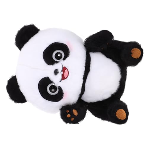 YARNOW Plüsch Panda Kuscheltier Flauschiges Realistisch Gestaltetes Tier Plüschtier Weiches Stofftier zum Kuscheln und Dekorieren von Schlafzimmer Wohnzimmer Büro für Mädchen von YARNOW