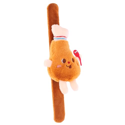 YARNOW Plüsch Slap Armband im Hähnchenkeulen Design Lustige Handgelenkbänder für Party und Füllungen für Goodie Bags für Geburtstagsfeiern und Veranstaltungen YARNOW Plüsch Slap Armband im Hähnchenkeulen Design Lustige Handgelenkbänder für Party und Füllungen für Goodie Bags für Geburtstagsfeiern und Veranstaltungen von YARNOW