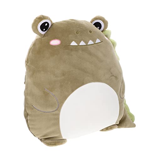 YARNOW Plüschkissen Für Kuscheltier Mit Cartoon Design Mehrzweckkissen Für Wohnkultur Und Süßes Gefülltes Krokodilkissen von YARNOW
