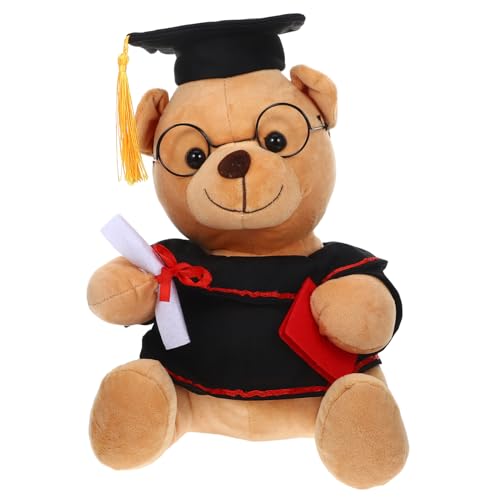 YARNOW Plüschpuppe Bär Ornament Abschlussbär vorhanden Dekorationszubehör für ausgestopfte Bären Stoffbären Party entzückendes Plüschbärenspielzeug PP Baumwolle YARNOW Plüschpuppe Bär Ornament Abschlussbär vorhanden Dekorationszubehör für ausgestopfte Bären Stoffbären Party entzückendes Plüschbärenspielzeug PP Baumwolle von YARNOW