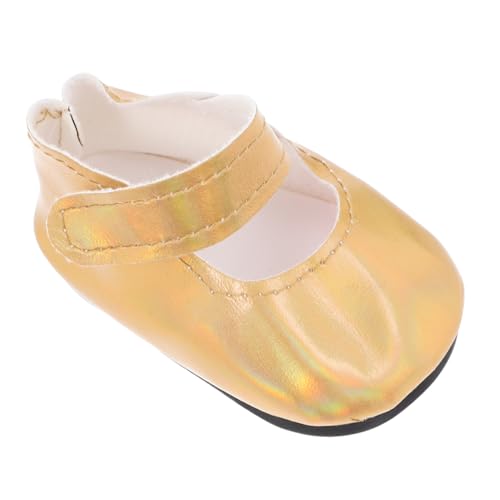 YARNOW Puppe Schuhe Miniatur Pu Leder Kleid Schuhe Puppe Dress Up Schuhe Pretend Spielen Winzige Schuhe Zubehör Für 18 Zoll Puppen von YARNOW