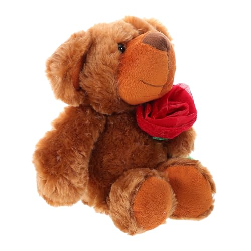 YARNOW Puppe weihnachtliche Kuscheltiere rotes Stofftier süßer Bär Stofftier Bär Kuscheltiere für Freundin Weihnachtsbär Sachen für Freundin Plüsch YARNOW Puppe weihnachtliche Kuscheltiere rotes Stofftier süßer Bär Stofftier Bär Kuscheltiere für Freundin Weihnachtsbär Sachen für Freundin Plüsch von YARNOW